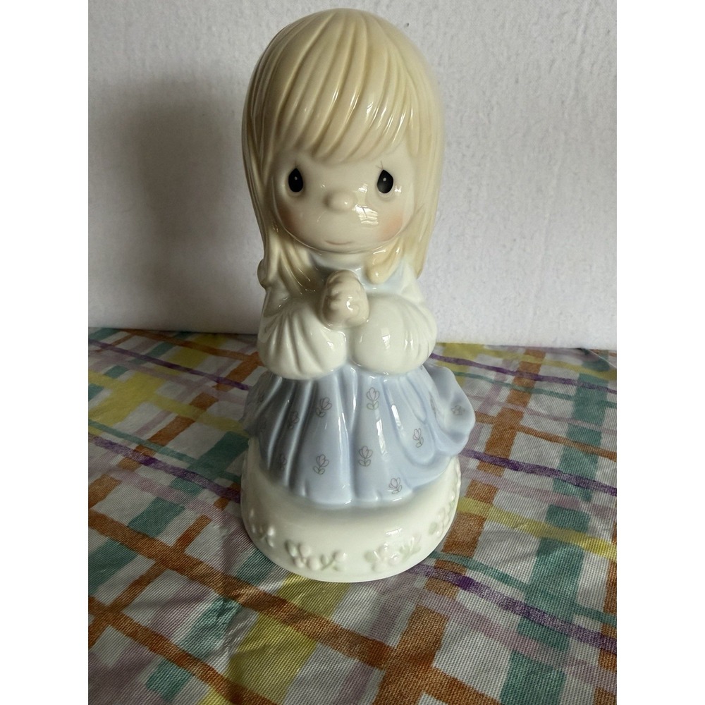 Precious Moments O Worship The Lord Underglaze Porcelain Nightlight Praying Girl
